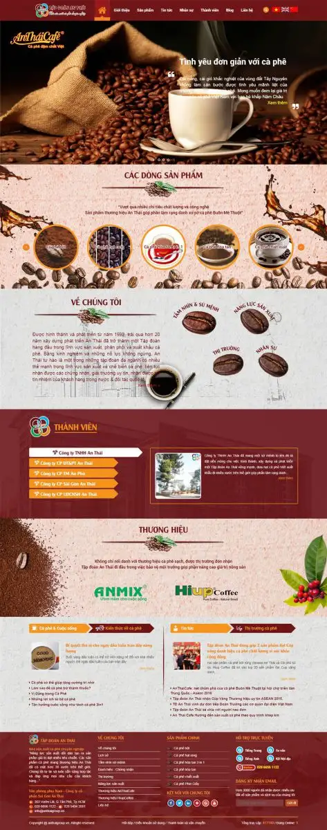 Mẫu website giới thiệu công ty