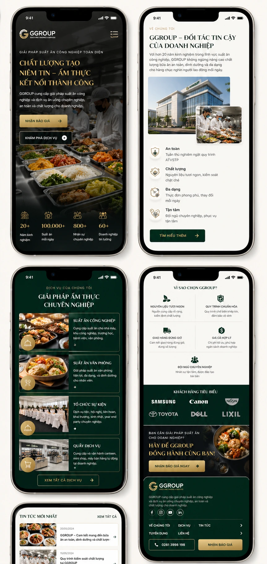 mau layout web gioi thieu cong ty mobile
