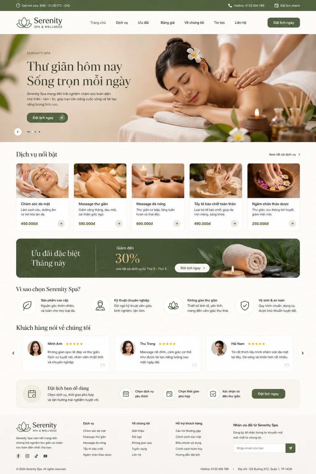 mau web dich vu Spa