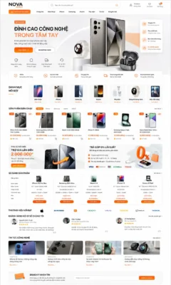 Mẫu giao diện website Bán Hàng-03