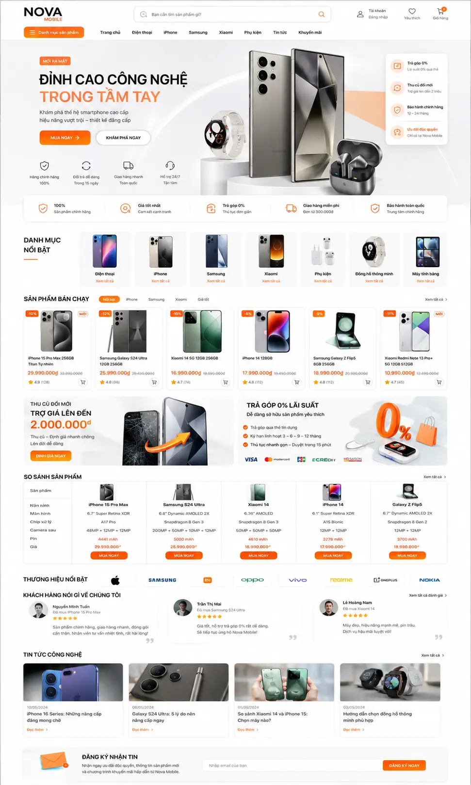 Mẫu giao diện website Bán Hàng-03