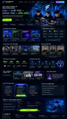 Mẫu giao diện website Giáo Dục-01