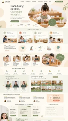 Mẫu giao diện website Giáo Dục-06