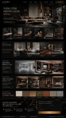 Mẫu giao diện website Nội Thất-02