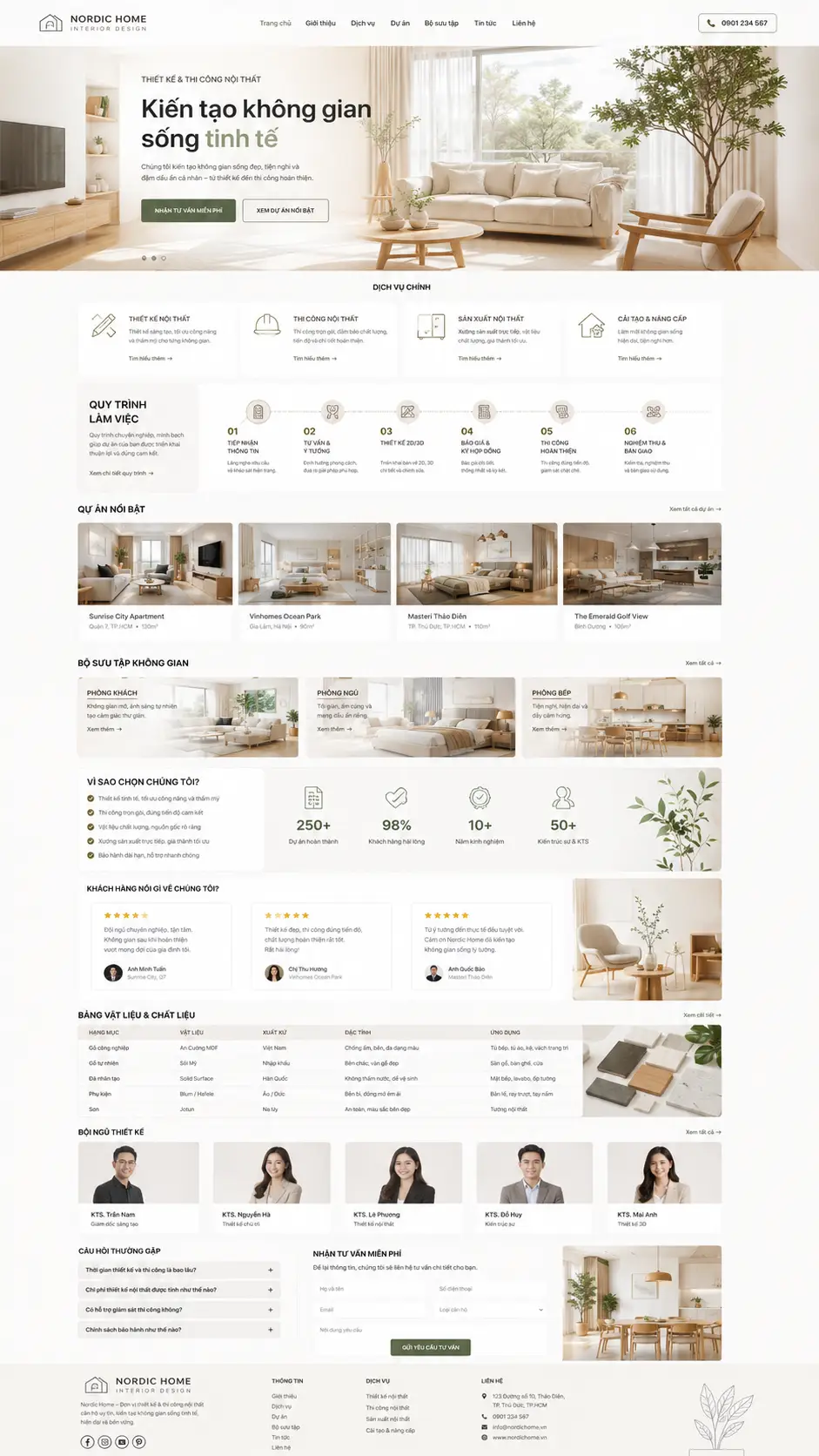 Mẫu giao diện website Nội Thất-06