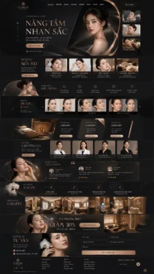 Mẫu giao diện website Spa Thẩm Mỹ-03